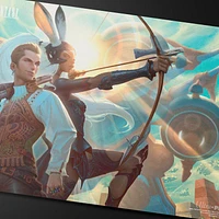 (UP) - Playmat - MTG Final Fantasy - Balthier & Fran*
