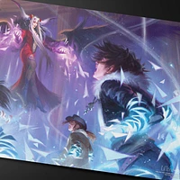 (UP) - Playmat - MTG Final Fantasy - Temporal Extortion as ''Absorb into Time''*