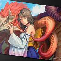 (UP) - Playmat - MTG Final Fantasy - Yuna, Hope of Spira*
