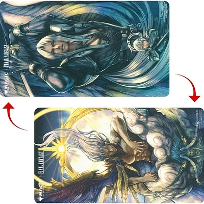 (UP) Playmat - MTG Final Fantasy - Double Sided - Sephiroth, Fabled Soldier / Sephiroth, One-Winged Angel*