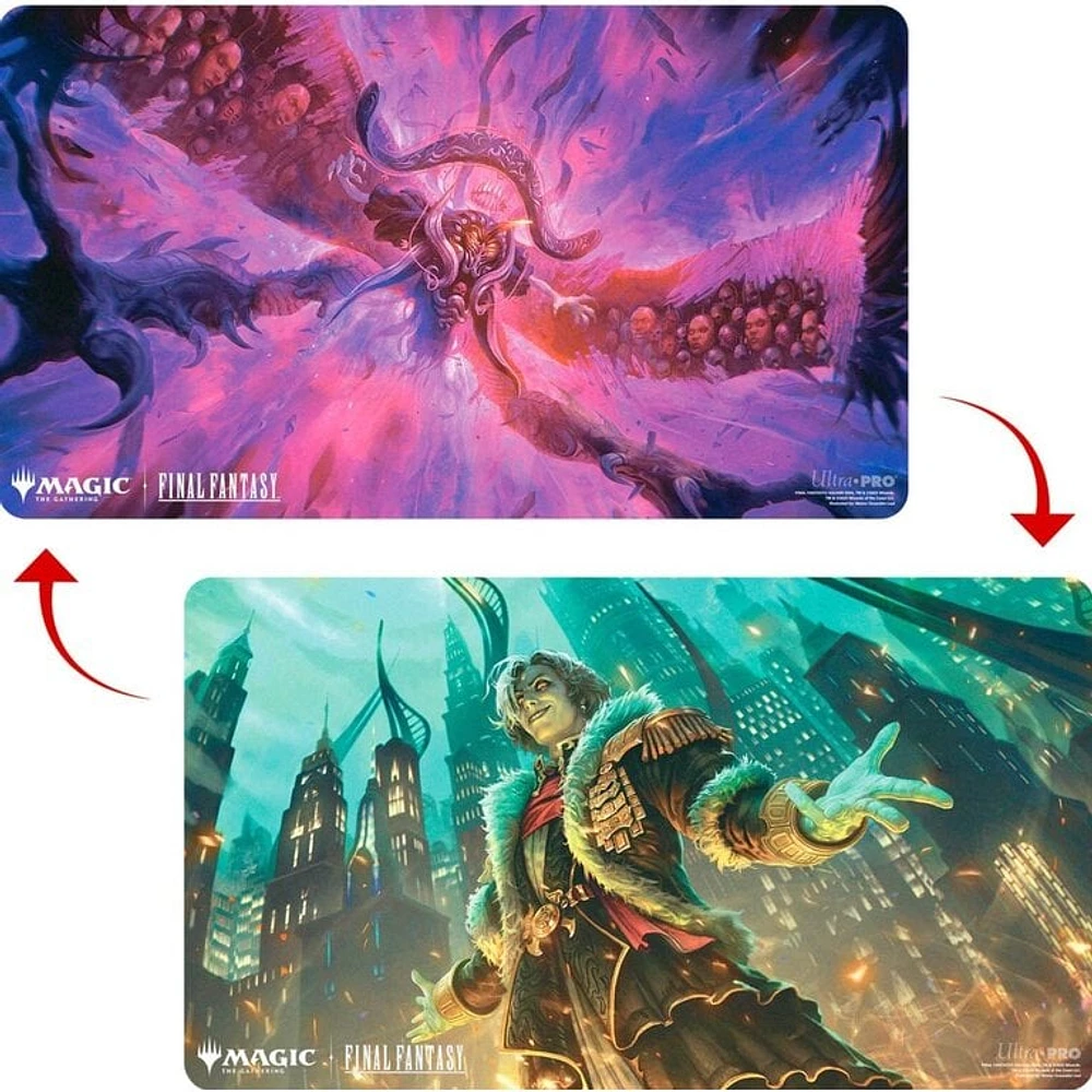 (UP) Playmat - MTG Final Fantasy - Double Sided - Emet-Selch, Unsundered/Hades, Sorcerer of Elf*