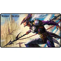 (UP) Playmat - MTG Final Fantasy - Black Stitched - Kain, Traitorous Dragoon*