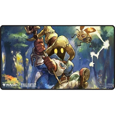 (UP) Playmat - MTG Final Fantasy - Black Stitched - Vivi Ornitier*