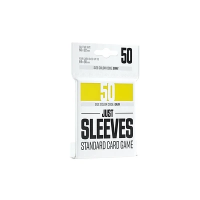 (Gamegenic) Just Sleeves - Standard - Yellow - 50 unités - 66mm x 92mm