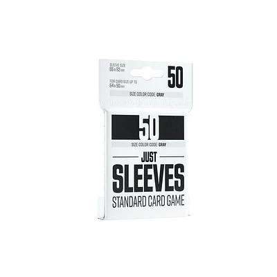 (Gamegenic) Just Sleeves - Standard - Black - 50 unités - 66mm x 92mm
