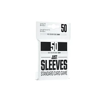 (Gamegenic) Just Sleeves - Standard - Black - 50 unités - 66mm x 92mm