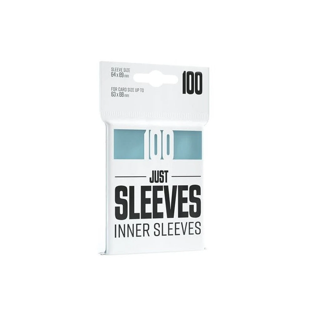 (Gamegenic) Just Sleeves - Inner Sleeves - 100 unités - 64mm x 89mm