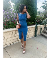 BEVIN DENIM DRESS