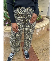 LEOPARD BARREL PANT