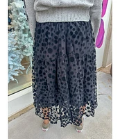 POLKADOTS MAXI SKIRT