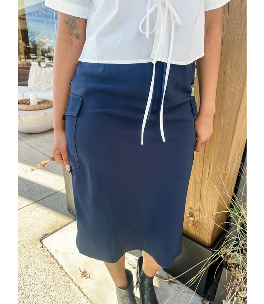 CARGO MIDI SKIRT