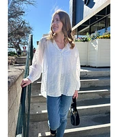 EYELET BUTTON DOWN