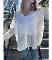 EYELET BUTTON DOWN