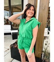 HALF ZIP ROMPER