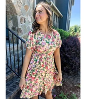 FLORA PUFF DRESS