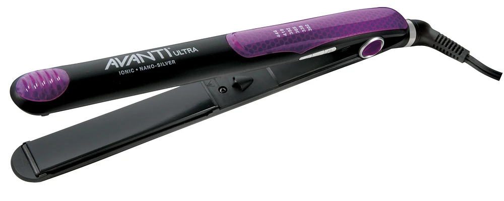 Ionic, Nano Silver | Tourmaline Flat Iron 1'' - AV-GENC