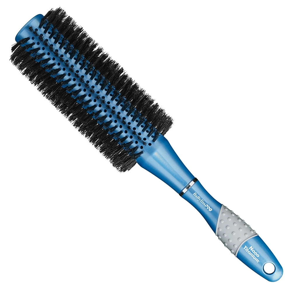 Brosse Nano Titane - Poil de Sanglier - Nylon - 32 mm - BABNTMBBN