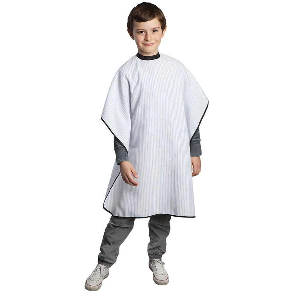 Kiddie Cutting Cape with Stripe Motif - BESKIDBARUCC