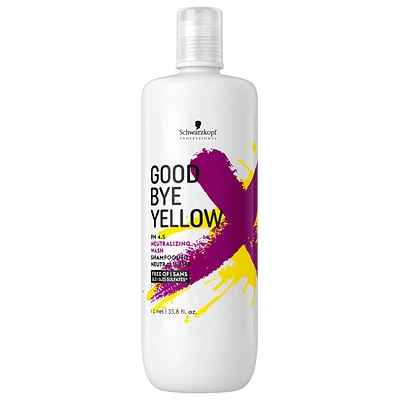 SCHWARZKOPF - GOOD BYE | YELLOW Shampooing Neutralisant