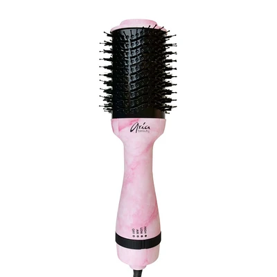 ARIA Beauty - Brosse Séchoir Volumisante Marbré Rose