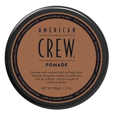 AMERICAN CREW - COIFFANT | POMADE Medium Hold and high Shine / Cire de coiffage Fixation Souple et Brillance Élevée