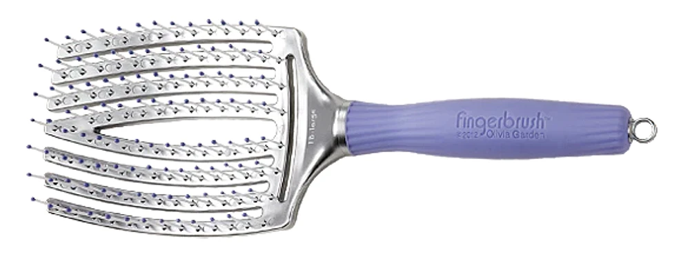 FINGERBRUSH Brosse Paddle Courbée et Ventilée