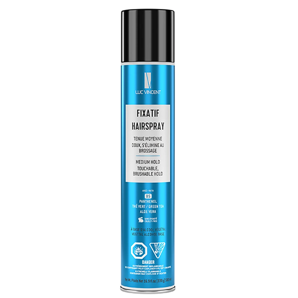 LUC VINCENT - COIFFANTS | FIXATIF HAIRSPRAY Tenue Moyenne 500ml (339g)