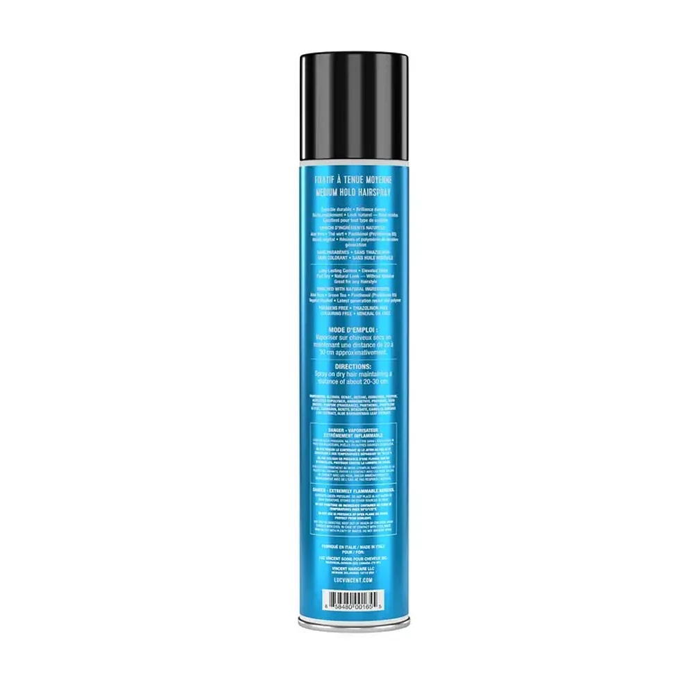 LUC VINCENT - COIFFANTS | FIXATIF HAIRSPRAY Tenue Moyenne 500ml (339g)