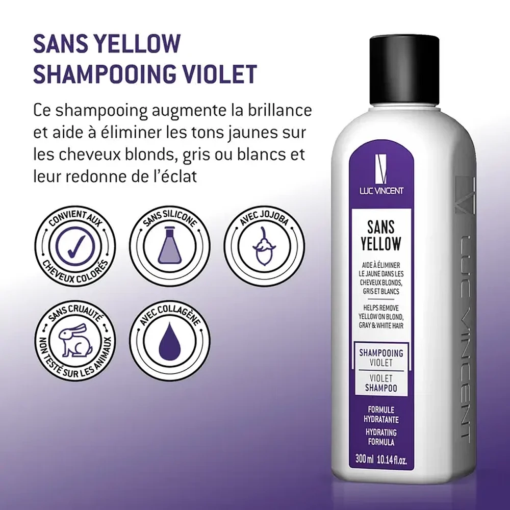 SANS YELLOW Shampooing Violet