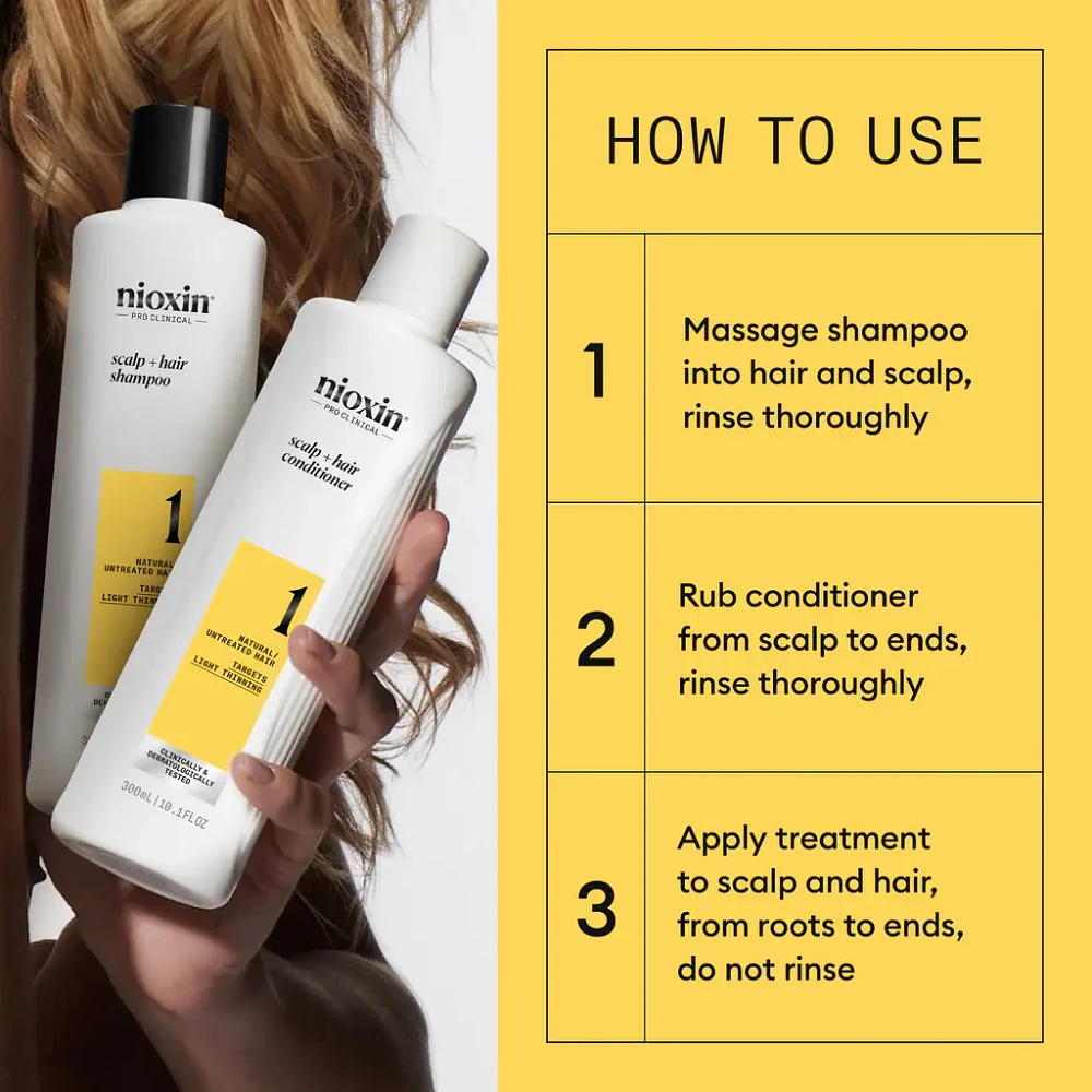 NIOXIN - SYSTÈME | 1 Cheveux Naturels