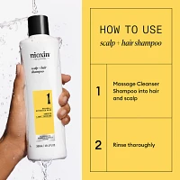 NIOXIN - SYSTÈME | 1 Cheveux Naturels Légèrement Clairsemés | DUO