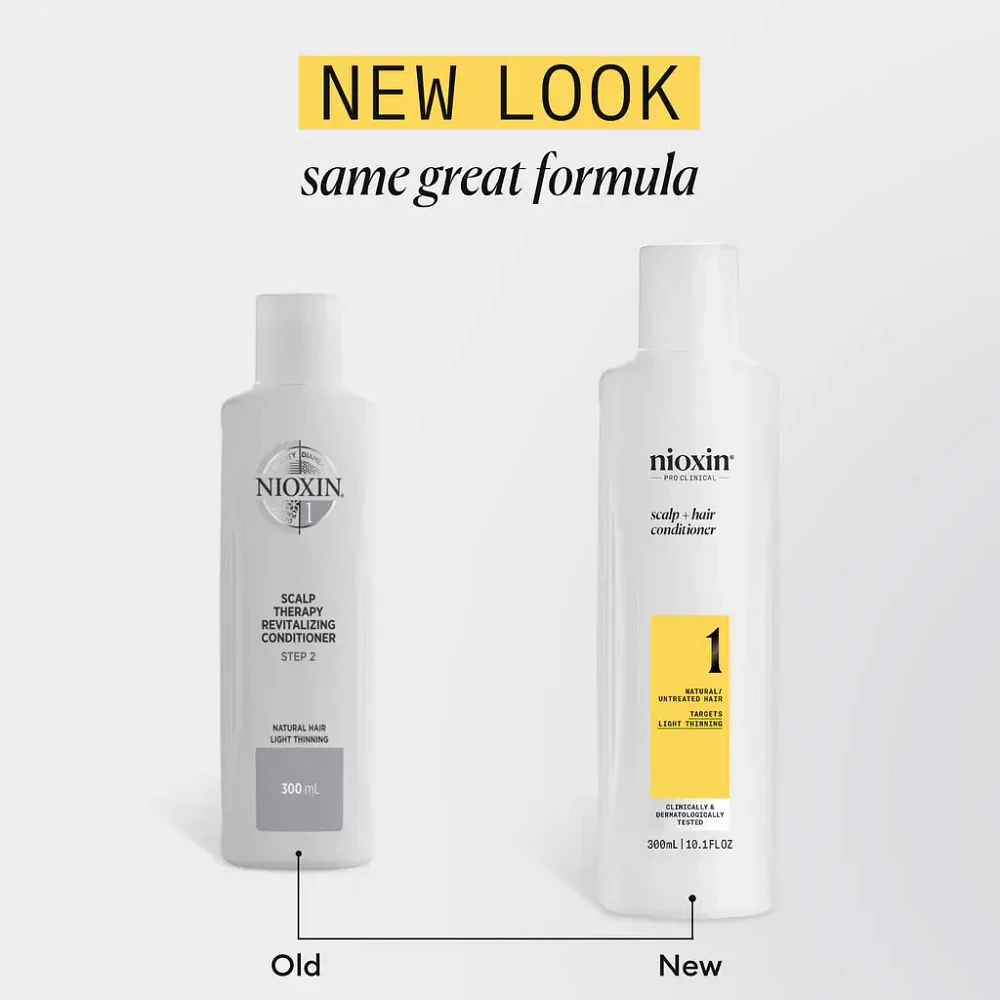 NIOXIN - SYSTÈME | 1 Cheveux Naturels Légèrement Clairsemés | DUO