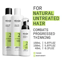 NIOXIN - SYSTÈME | 2 Cheveux Naturels Chute Avancée | KIT | Trousse d'Essaie