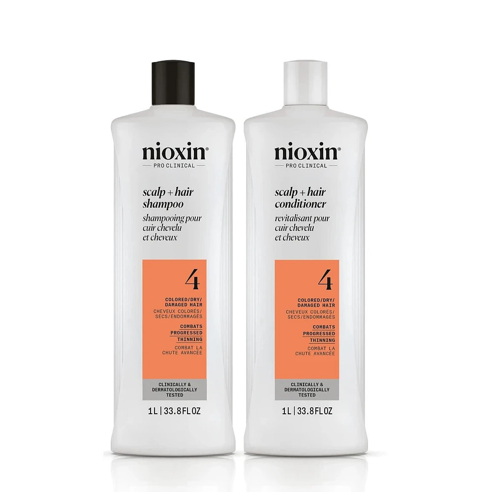 NIOXIN - SYSTÈME | 4 Cheveux Colorés - Chute Avancée | DUO Litres