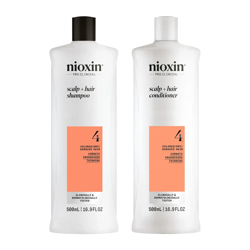 NIOXIN - SYSTÈME | 4 Cheveux Colorés - Chute Avancée | DUO Litres