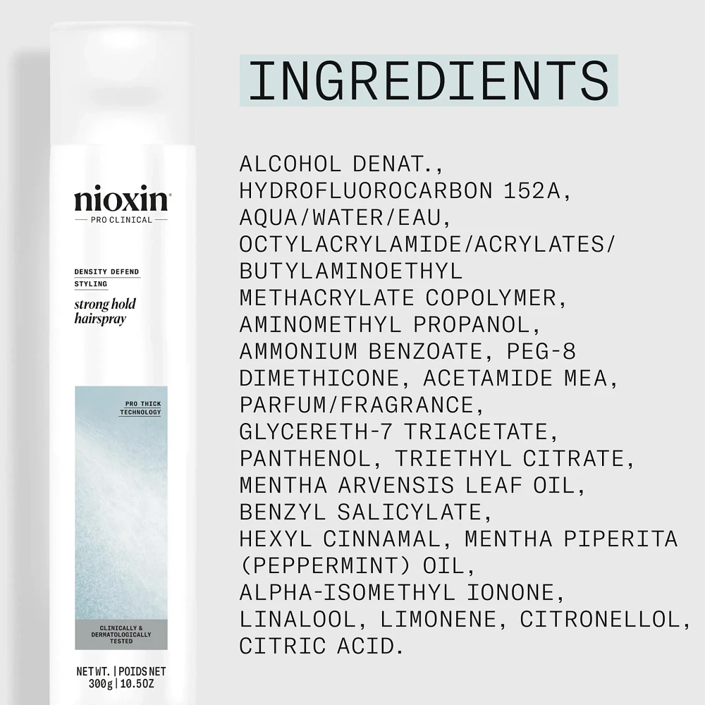 NIOXIN - DENSITY DEFEND | STYLING Fixatif à Tenue Ferme 300g (10.5 oz)