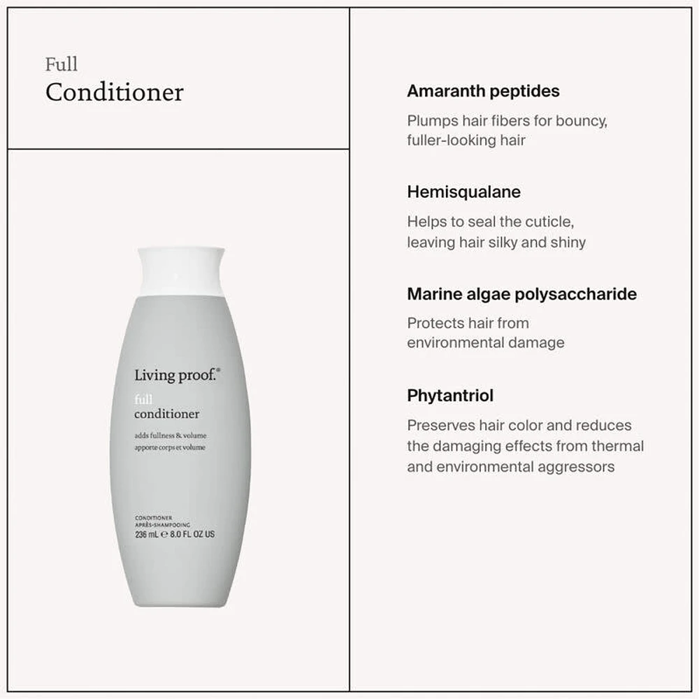 LIVING PROOF - FULL Conditioner. Après-Shampooing