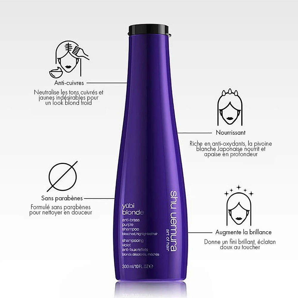 Yubi Blonde | Shampooing Violet Anti-Faux Reflets 300ml (10 fl. oz)