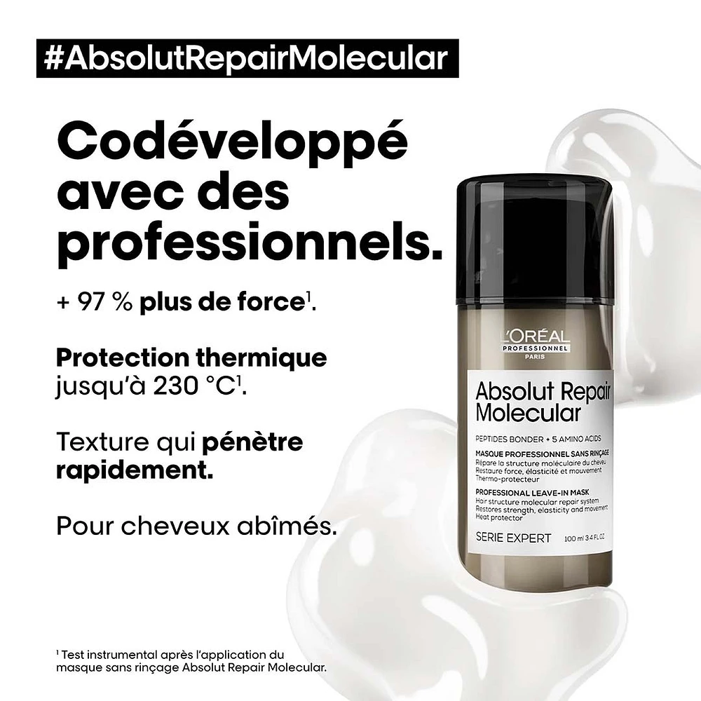 Serie Expert | Absolut Repair Molecular | Masque Sans Rinçage 100ml (3.4 oz)