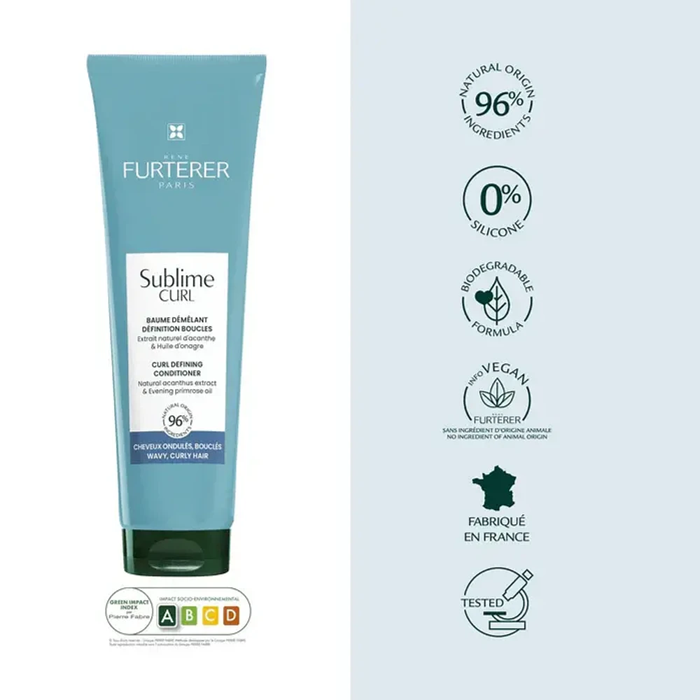 RENÉ FURTERER - SUBLIME . CURL | Curl Defining Conditioner / Baume Démêlant Définition de Boucles