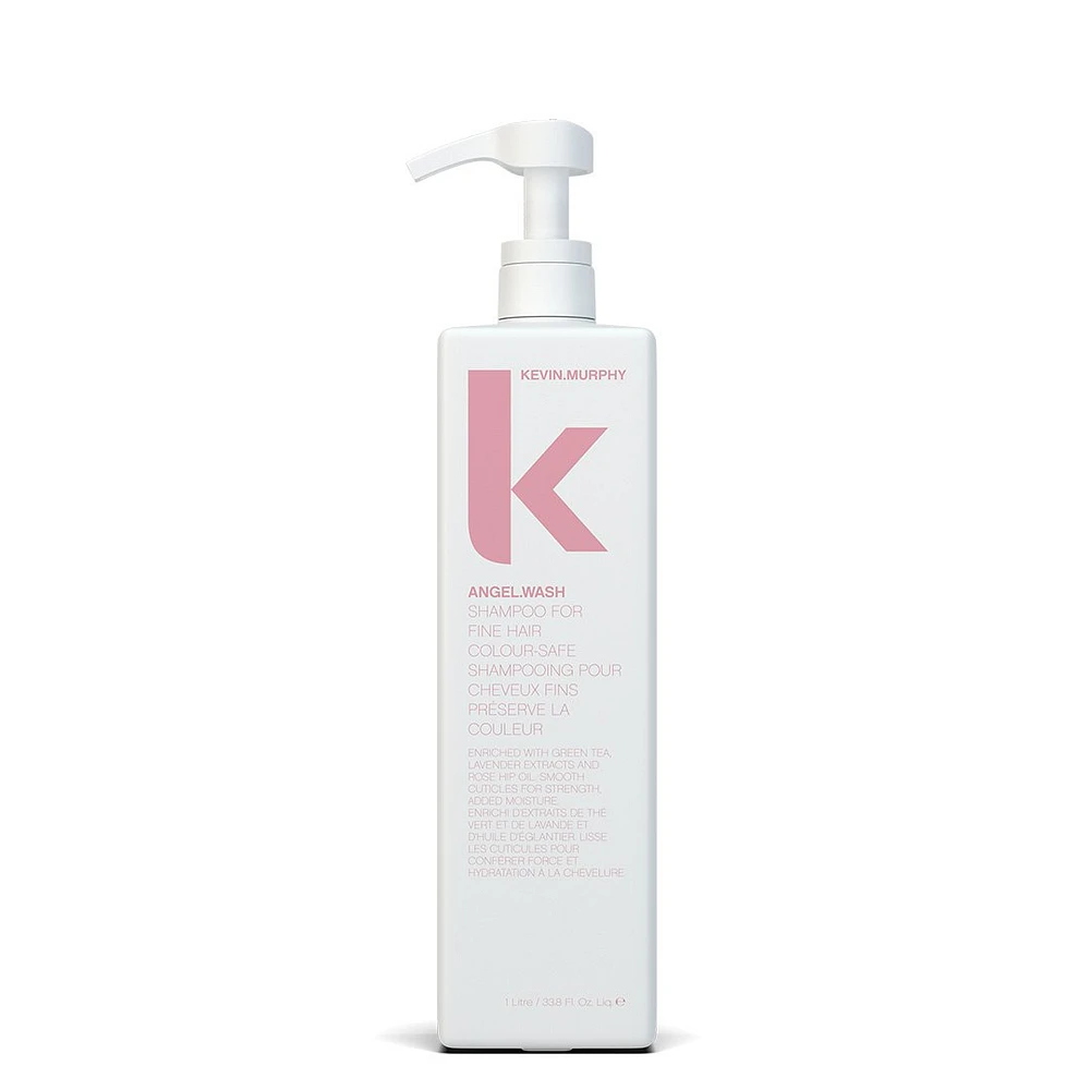 Volume | Angel.Wash Shampooing Réparateur pour Cheveux Fins Colorés