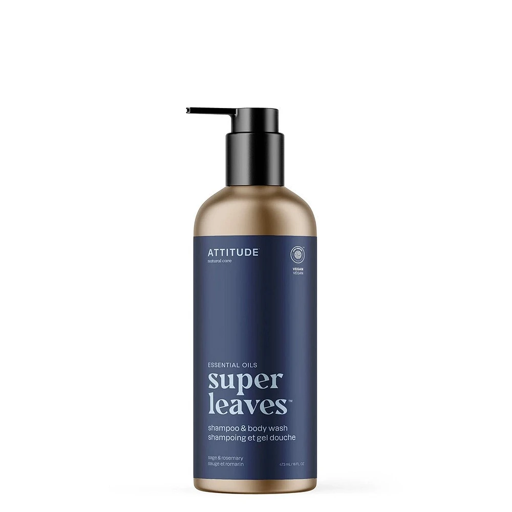 Super Leaves | Shampoo & Body Wash | Sage & Rosemary