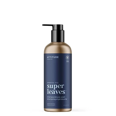 Super Leaves | Shampoo & Body Wash | Sage & Rosemary