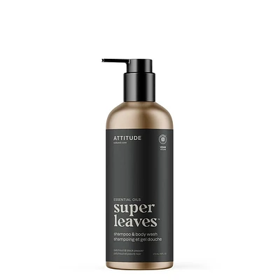 Super Leaves | Shampoo & Body Wash | Patchouli & Black Pepper