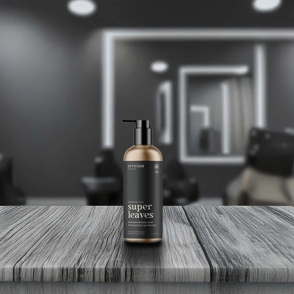 Super Leaves | Shampoo & Body Wash | Patchouli & Black Pepper