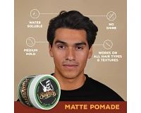 SUAVECITO - HAIR . POMADE | Matte . Pommade Mate Tenue Moyenne / Medium Hold (113g/4oz) - Original
