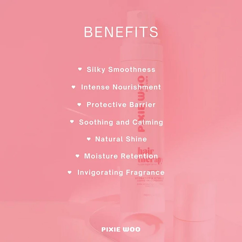 Hair Therapy | Revitalisant & Démêlant Brillance Sans Rinçage – démêle, hydrate et sublime la brillance (150ml/5oz)