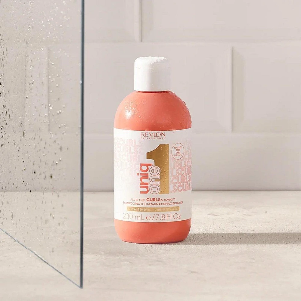 Uniq One Curls | All-In-One Shampoo | Curly Hair – Cleanses, Nourishes, and Defines Curls (230ml/7.8oz)