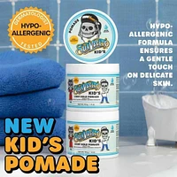 Kid's Light Hold Pomade (113 g / 4 oz) – Gentle Pomade for Kids with Natural, Light Hold