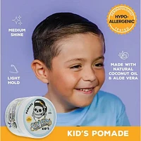 Kid's Light Hold Pomade (113 g / 4 oz) – Gentle Pomade for Kids with Natural, Light Hold
